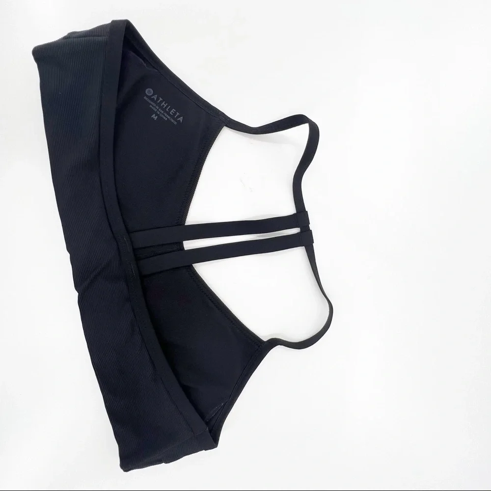 Athleta Black T-Back Sports Bra